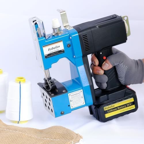 Industrial bag closer with lithium battery