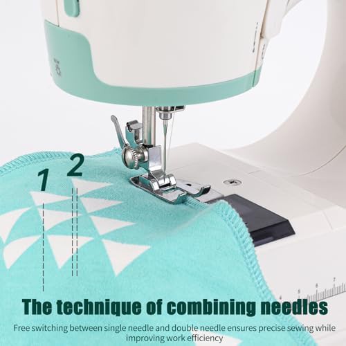 Twin needle machine with free arm — photo 4
