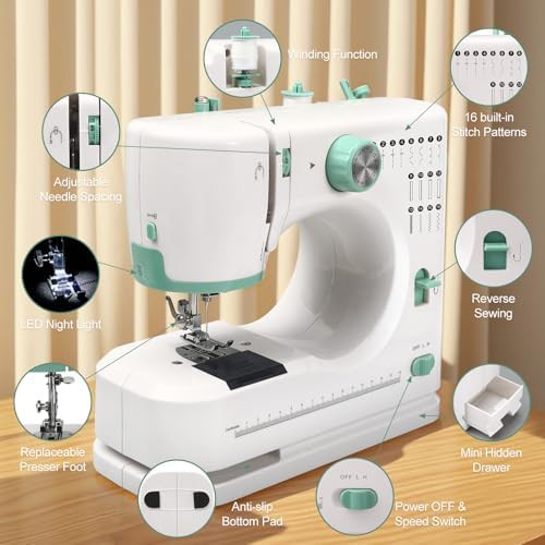 Mini quilting machine with 16 stitches — photo 4