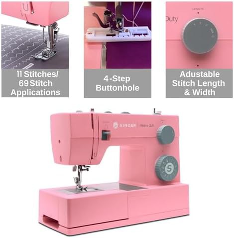 Pink High Speed Heavy Duty Sewing Machine — photo 4