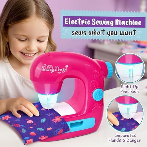 Mini sewing machine toy kit for kids — photo 5
