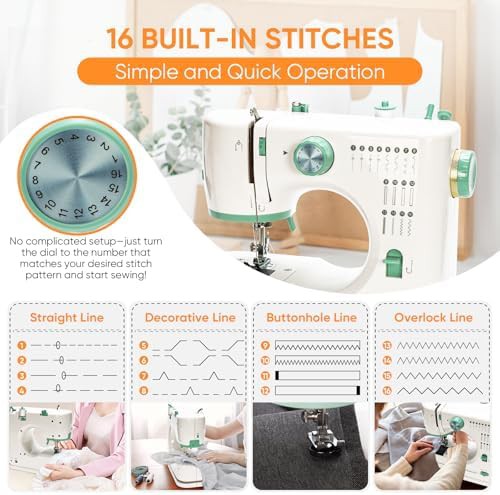 Mini dual speed machine with sixteen stitches — photo 3