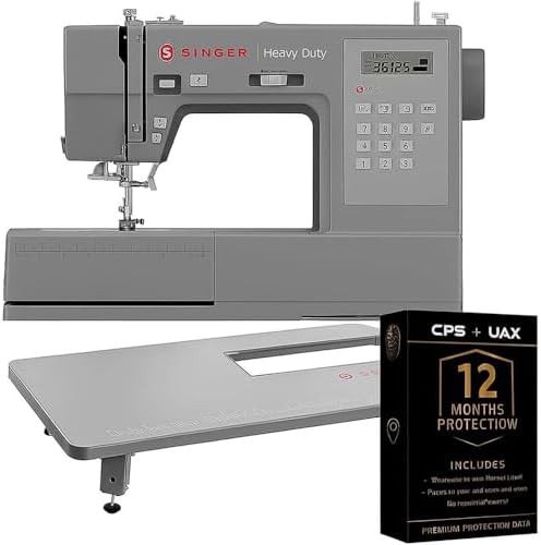 Heavy duty 6700c sewing machine with extension table