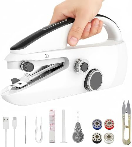 White Handheld Portable Machine for Quick Repairs