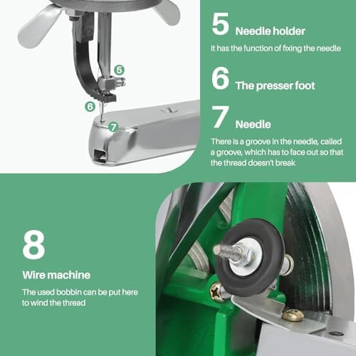 Shoe repair leather stitching machine — photo 4