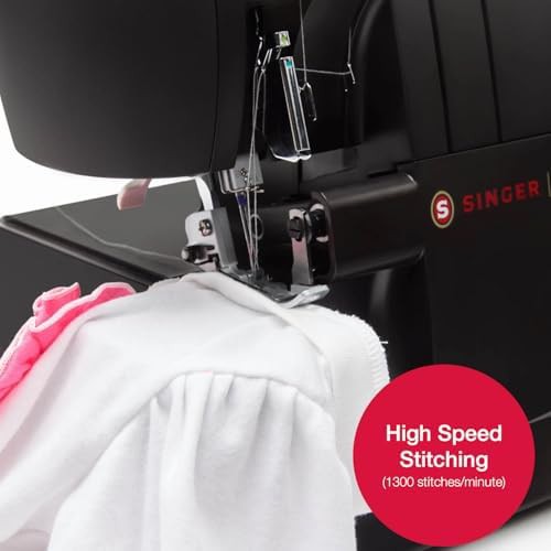 Black heavy duty serger overlock machine — photo 5