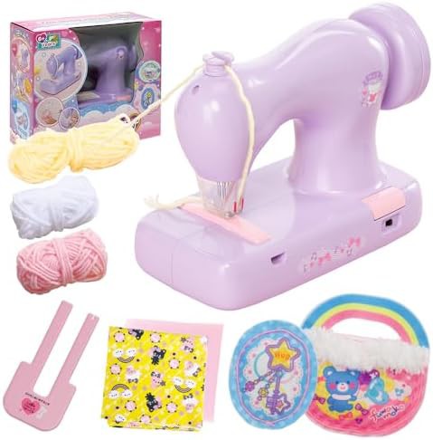 Kids yarn embroidery and sewing machine