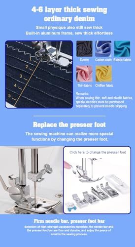 Portable twelve stitch sewing machine — photo 5