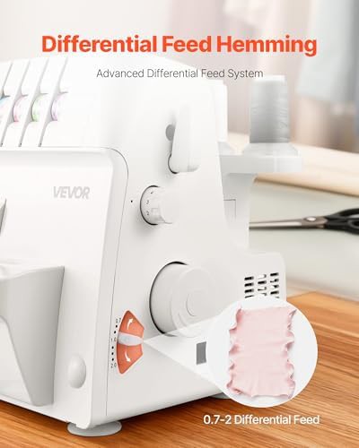 Serger overlock sewing machine with differential feed — photo 3
