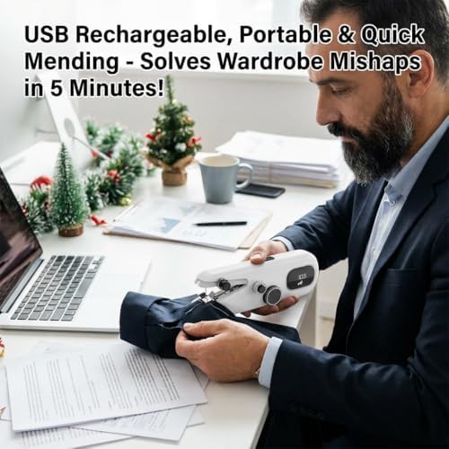 Rechargeable Cordless Handheld Sewing Machine — photo 4