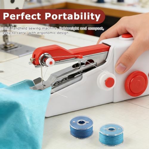 White and Red Handheld Travel Stitcher — photo 4
