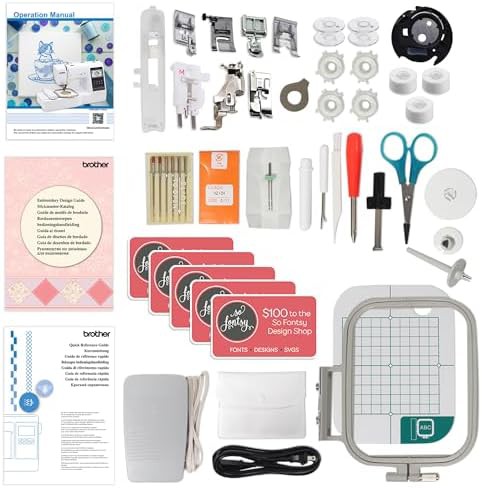 Embroidery and sewing combo with deluxe thread kit — photo 3