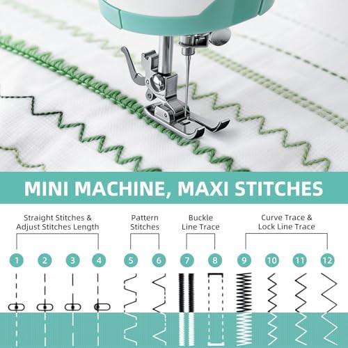 Mini Sewing Machine with Extension Table — photo 3