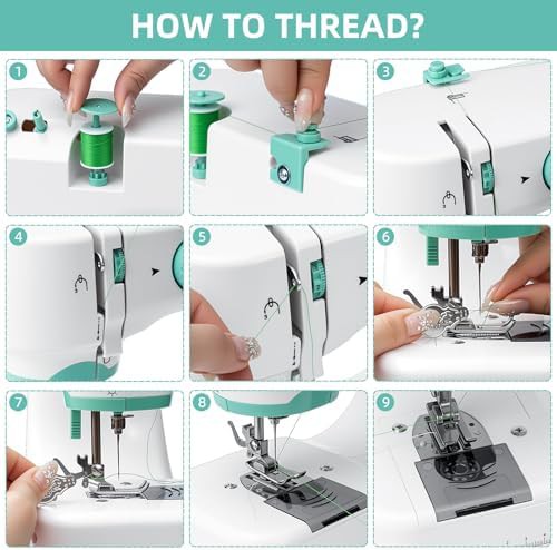 Mini Sewing Machine with Extension Table — photo 4