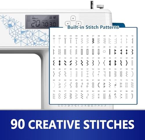 Electronic ninety stitch machine with table — photo 3