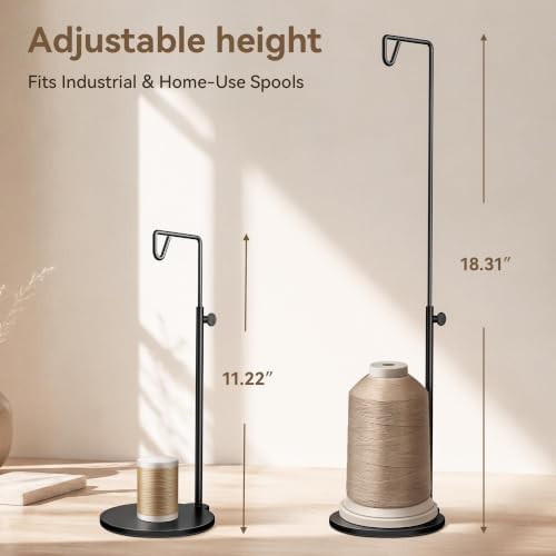 Adjustable matte black cone thread holder — photo 3