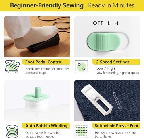 Portable Sixteen Stitch Mini Sewing Machine — photo 3