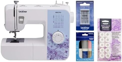 Sewing machine with premium thread bundle
