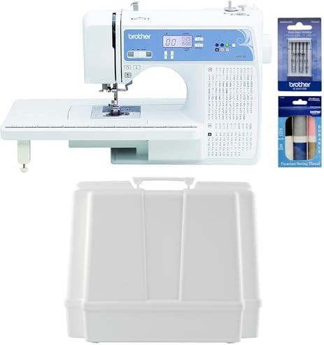 Computerized quilting machine with hard case