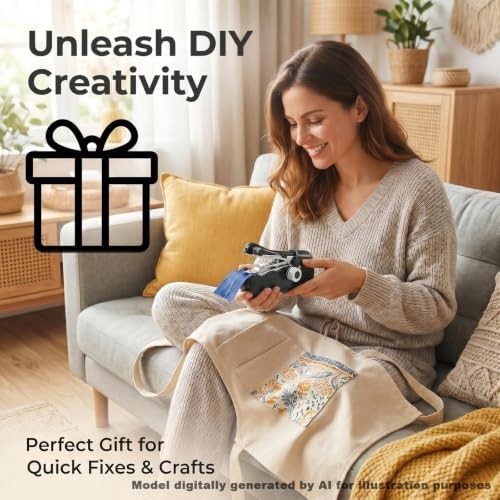 Black handheld sewing machine for adults — photo 5
