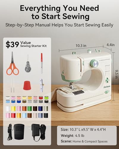 Portable beginner machine with sixteen stitches — photo 4