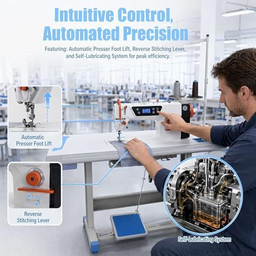 Commercial industrial servo motor sewing machine — photo 4