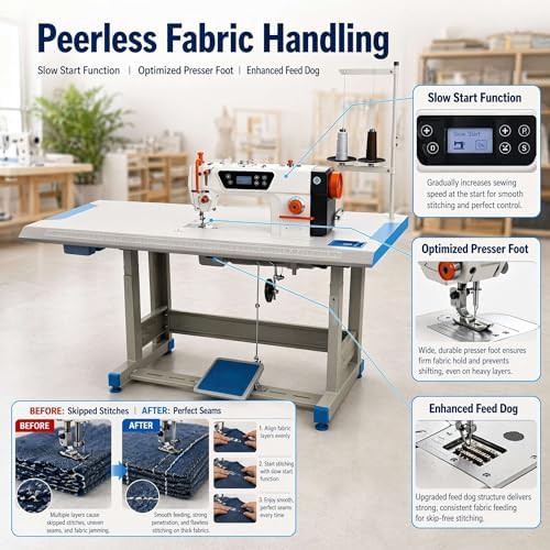 Commercial industrial servo motor sewing machine — photo 5
