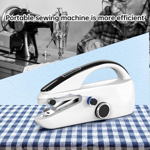 Black portable mini sewing machine — photo 4