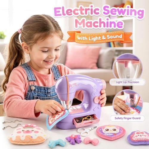 Pink craft sewing toy for girls — photo 4