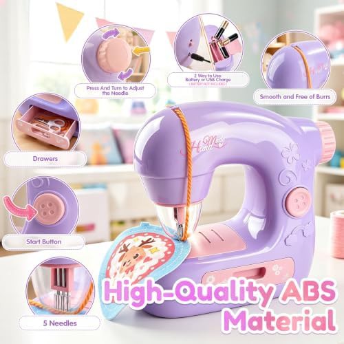 Pink craft sewing toy for girls — photo 5
