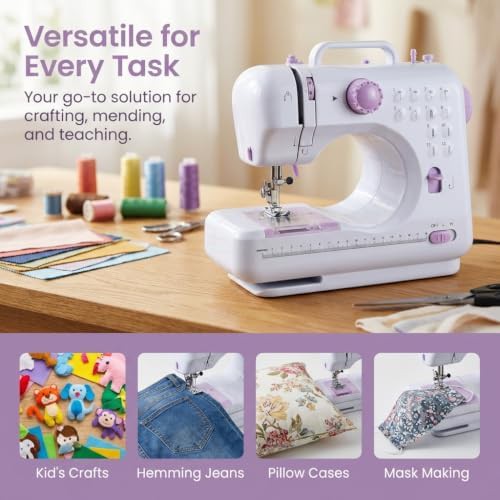 Purple mini portable twelve stitch machine — photo 3