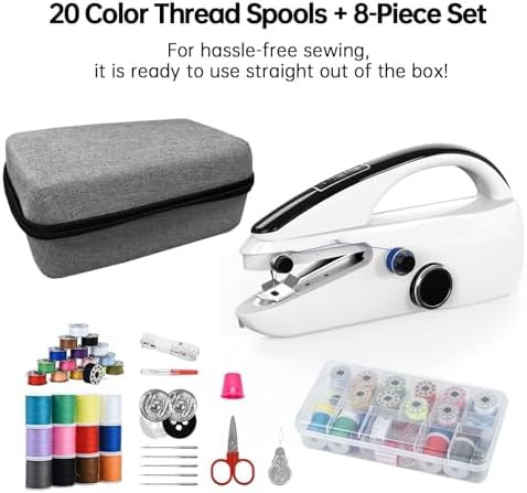 Handheld sewing machine with practical accessories — photo 5