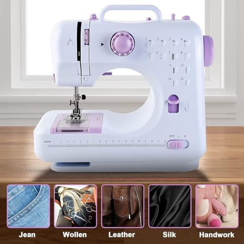 Mini sewing machine with protective cover — photo 5
