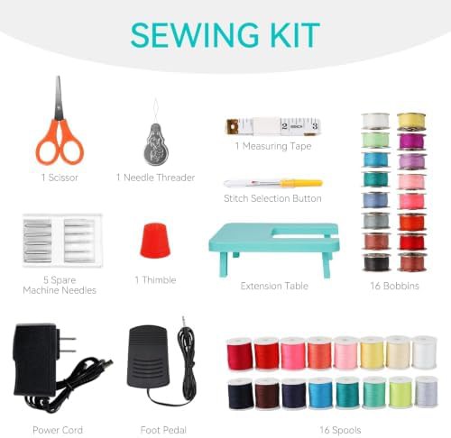 Mini Sewing Machine with Large Extension Table — photo 4