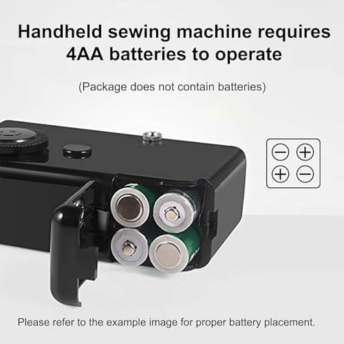 Black Portable Handheld Sewing Machine — photo 3