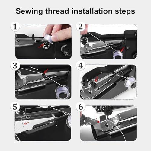Black Portable Handheld Sewing Machine — photo 5