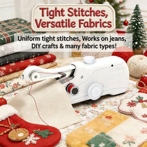 White electronic handheld stitcher with case — photo 5