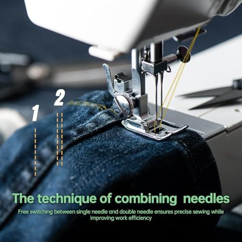 Adjustable speed sixteen stitch sewing machine — photo 4