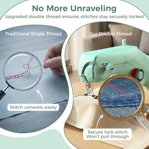 Handheld double thread mending tool — photo 5