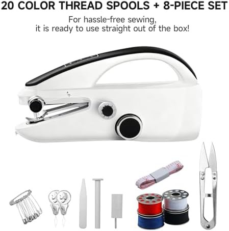 Black handheld mini sewing machine — photo 5