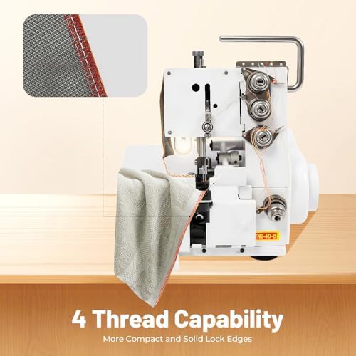Professional four thread overlock serger machine — photo 5
