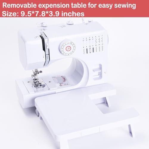 Mini beginner sewing machine with extension table — photo 4