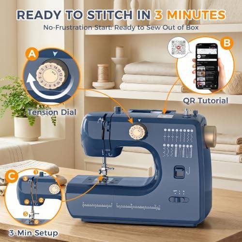 Beginner denim machine with sixteen stitches — photo 3
