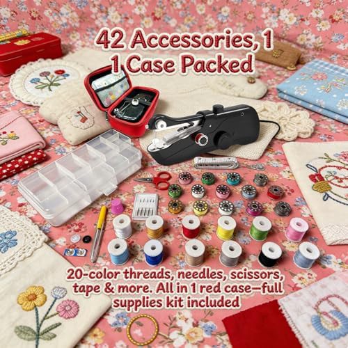 Black electronic handheld sewing machine — photo 4