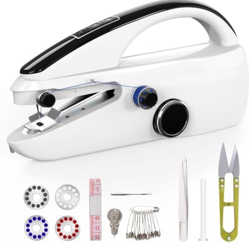 Fast stitch electric portable sewing machine