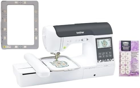 Computerized sewing and embroidery machine with magnetic hoop