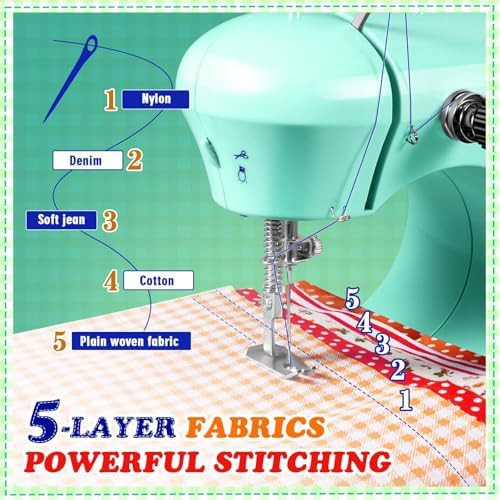 Mini portable sewing machine with extension table — photo 5